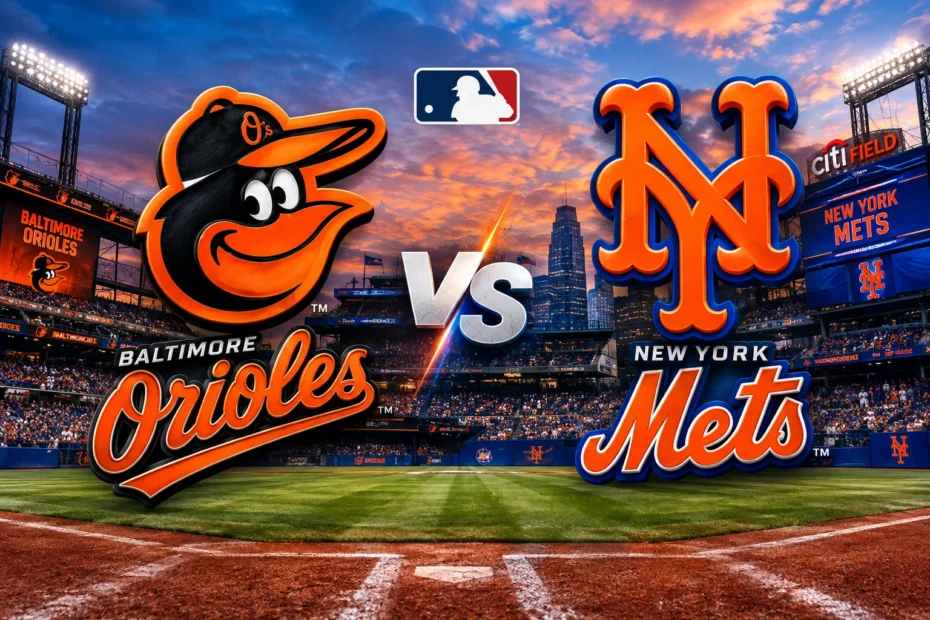 Baltimore Orioles vs New York Mets final score 7-5 in 11 innings on September 15, 2026, at Citi Field with Pete Alonso and Coby Mayo celebrating the win