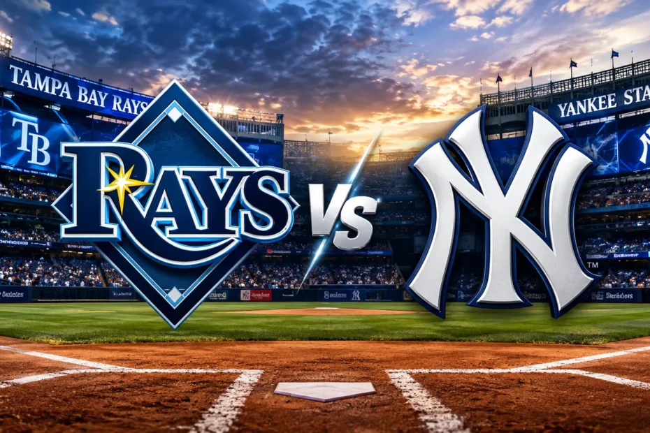 Tampa Bay Rays vs New York Yankees MLB baseball stadium featured image